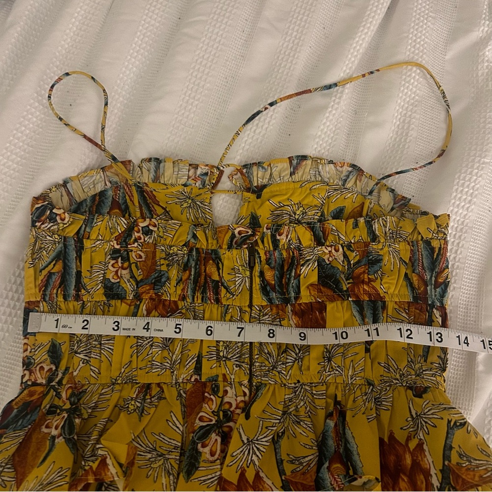 Ulla Johnson Josefine Yellow Floral Maxi Dress - Picture 11 of 15